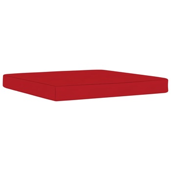 Perna pentru taburet din paleti, vidaXL, Tesatura, 60 x 60 x 6 cm, Rosu Perna pentru taburet din paleti, vidaXL, Tesatura, 60 x 60 x 6 cm, Rosu