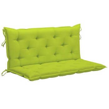 Perna pentru balansoar de gradina, vidaXL, Textil-Poliester, 120 x 50 x 7 cm, Verde aprins Perna pentru balansoar de gradina, vidaXL, Textil-Poliester, 120 x 50 x 7 cm, Verde aprins