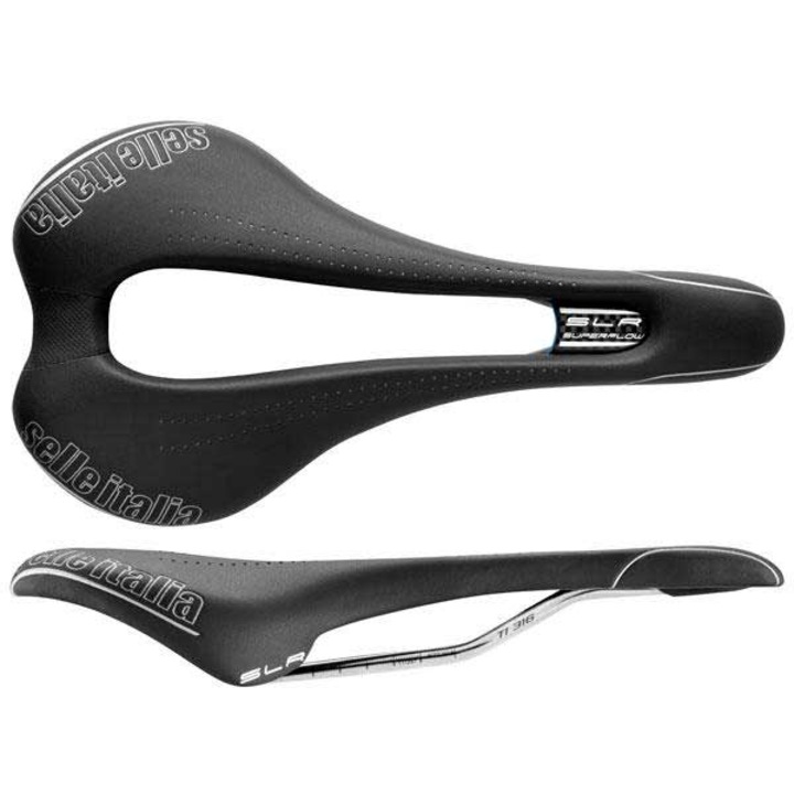 Sa bicicleta Selle Italia Slr Ti316 Superflow, Negru