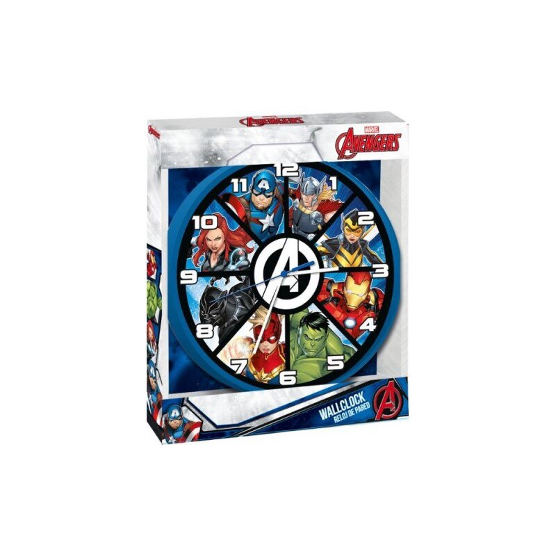 Ceas De Perete Avengers , 25cm, Multicolor