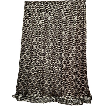 Set draperie jacquard wenge/bej auriu  Set draperie jacquard wenge/bej auriu