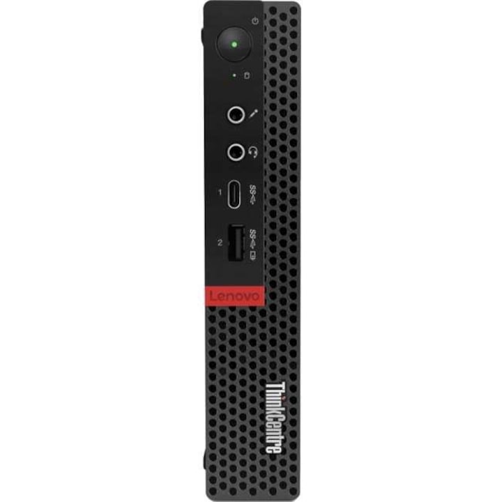 Lenovo ThinkCentre M720Q Tiny Mini PC Számítógép, Intel Core i5-8400T processzorral, akár 3.30 GHz, 4 GB, 128 GB SSD, Intel UHD Graphics 630, billentyűzet, egér, Microsoft Windows 10 Pro