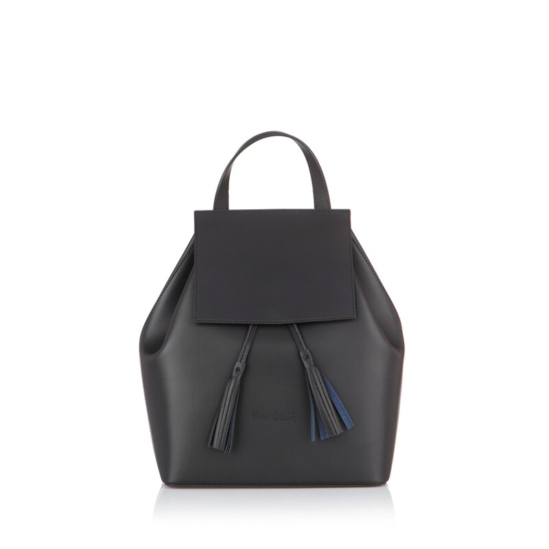 Rucsac de piele naturala Pierre Cardin, PCL1451B, 32x26x16cm,negru