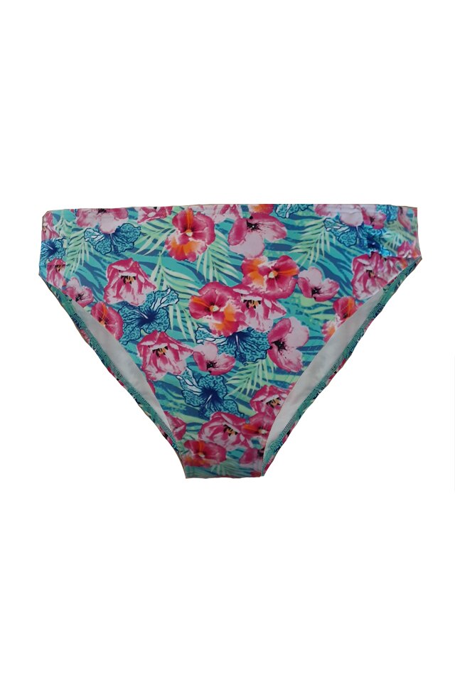 Slip dama Rainbow, multicolor, 48 EU, imprimeu floral
