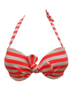 Costum de baie, Skinny, 082156, Alb/Portocaliu, 75B Costum de baie, Skinny, 082156, Alb/Portocaliu, 75B