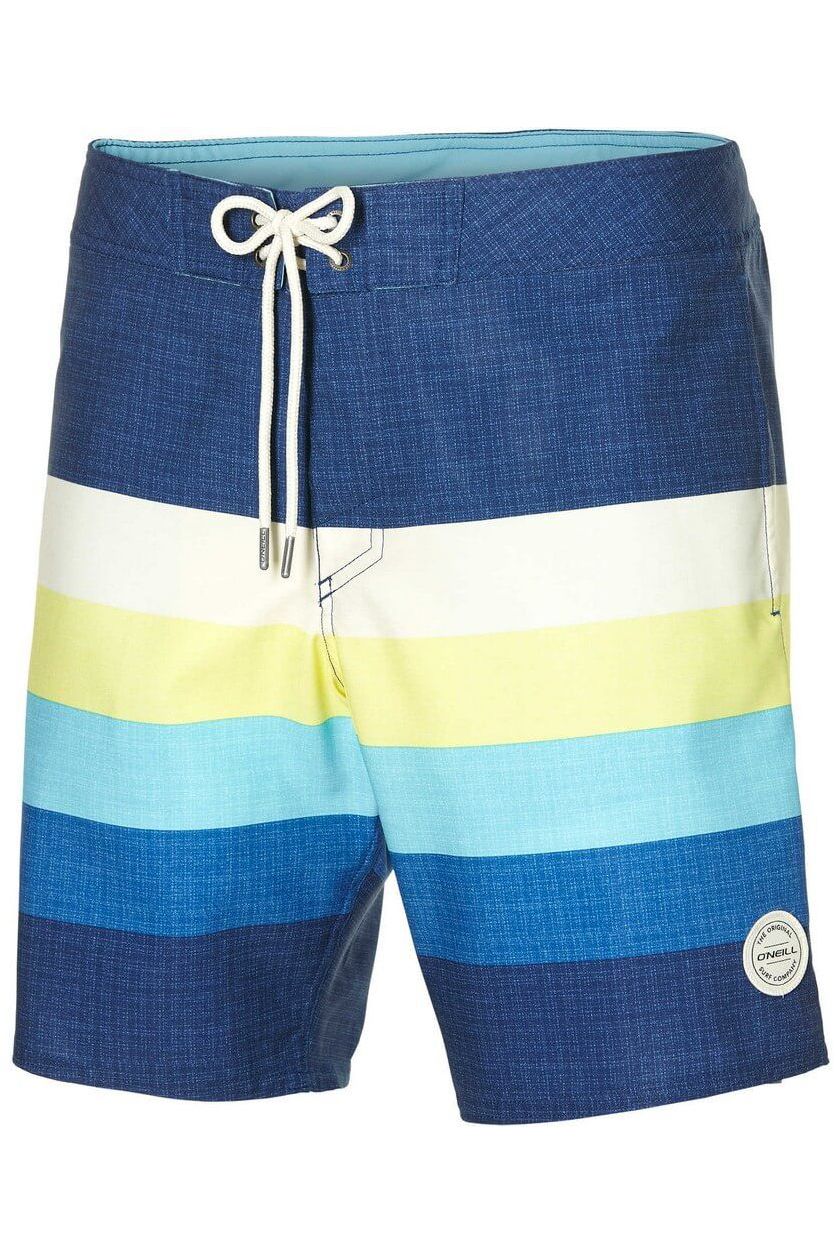 Pantaloni scurti de baie, O'Neill PM Mid Freak Horizon Boardshor, Alb, Bleumarin