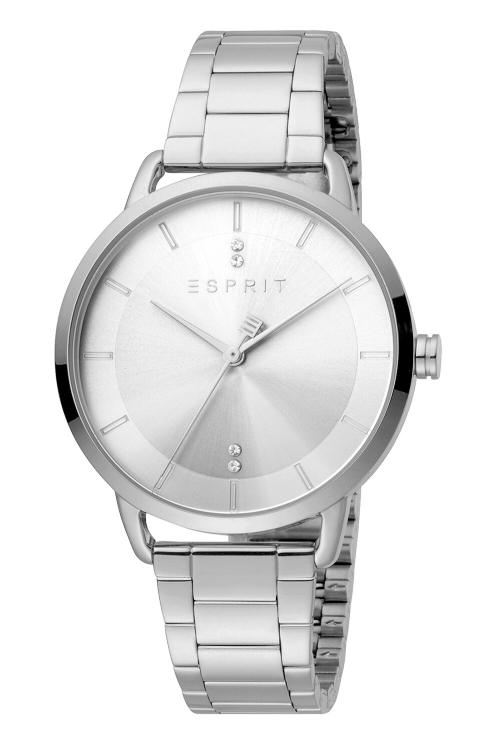 Esprit, Ceas din otel inoxidabil cu cristale, Argintiu