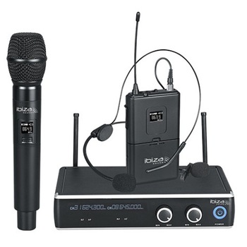 Set 2 Microfoane Mana si Lavaliera Wireless UHF , 863.9 & 864.9MHz Set 2 Microfoane Mana si Lavaliera Wireless UHF , 863.9 & 864.9MHz