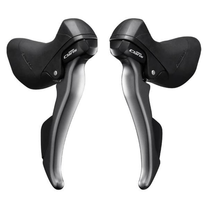 Set 2 manete schimbator Shimano, Claris R2000 Pair Eu, 8 Viteze, Negru