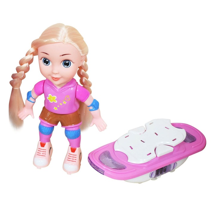 Интерактивна кукла с музика и светлини, Marbest Grand Shop, 27.9 см, многоцветна