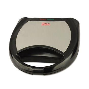 Sandwich-Maker, Putere 750W, placi Antiaderente din Teflon, Carcasa Rezistenta la Caldura, Protectie la Supraincalzire, Indicator Luminos, Negru/Gri Sandwich-Maker, Putere 750W, placi Antiaderente din Teflon, Carcasa Rezistenta la Caldura, Protectie la Supraincalzire, Indicator Luminos, Negru/Gri