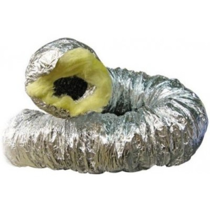 Conducta de aer flexibila cu vata Sonoconnect 127mm-10m