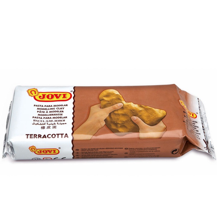 Глина за моделиране JOVI, Кафява, 500gr
