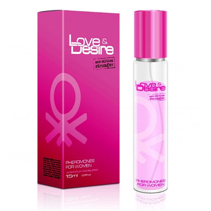 Love&Desire, feromonos parfüm nőknek - 15ml