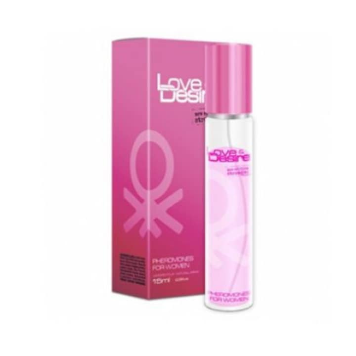 Love&Desire, feromonos parfüm nőknek - 15ml
