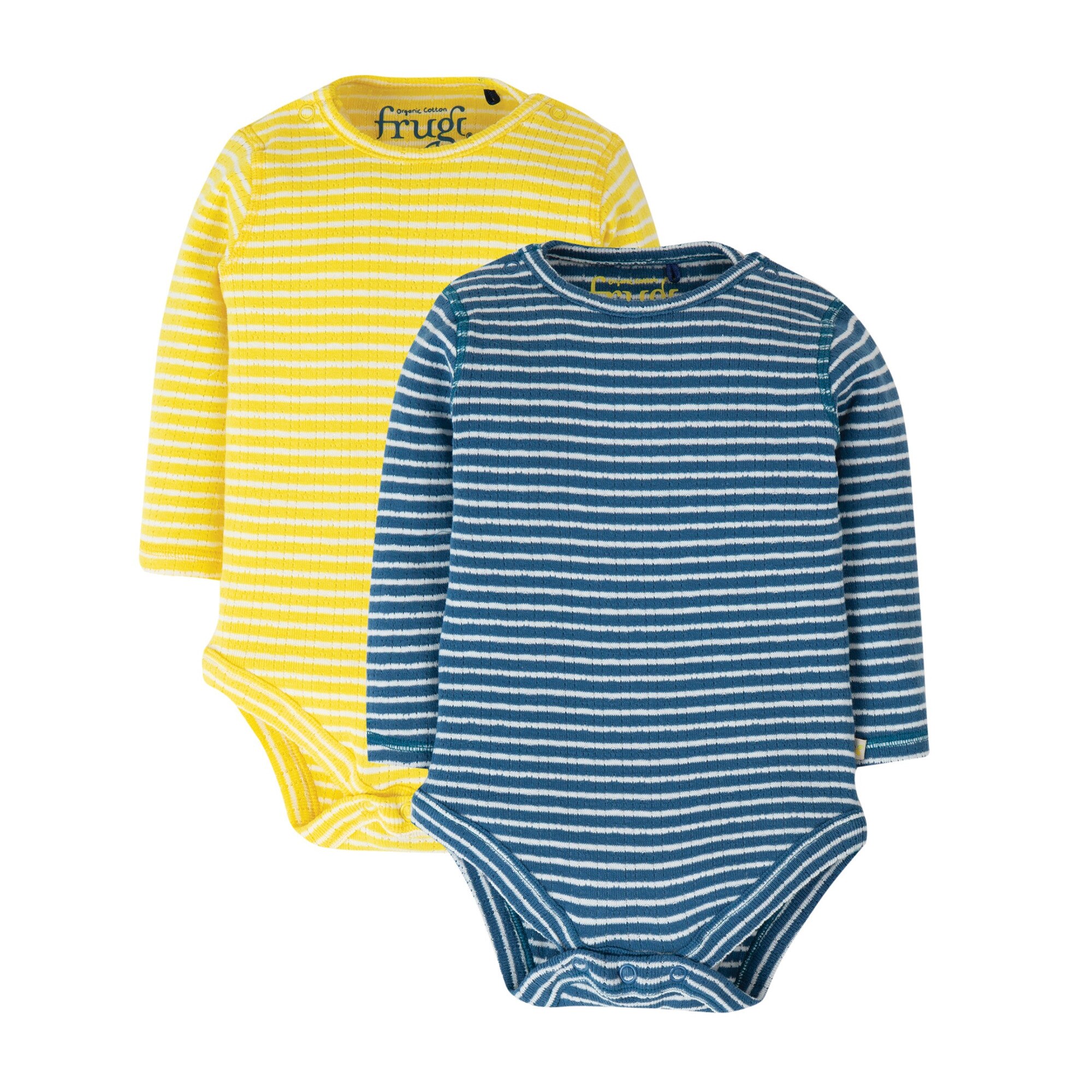 Set body-uri, dungute lejere, 2 bucati, bumbac organic, multicolor, bebe