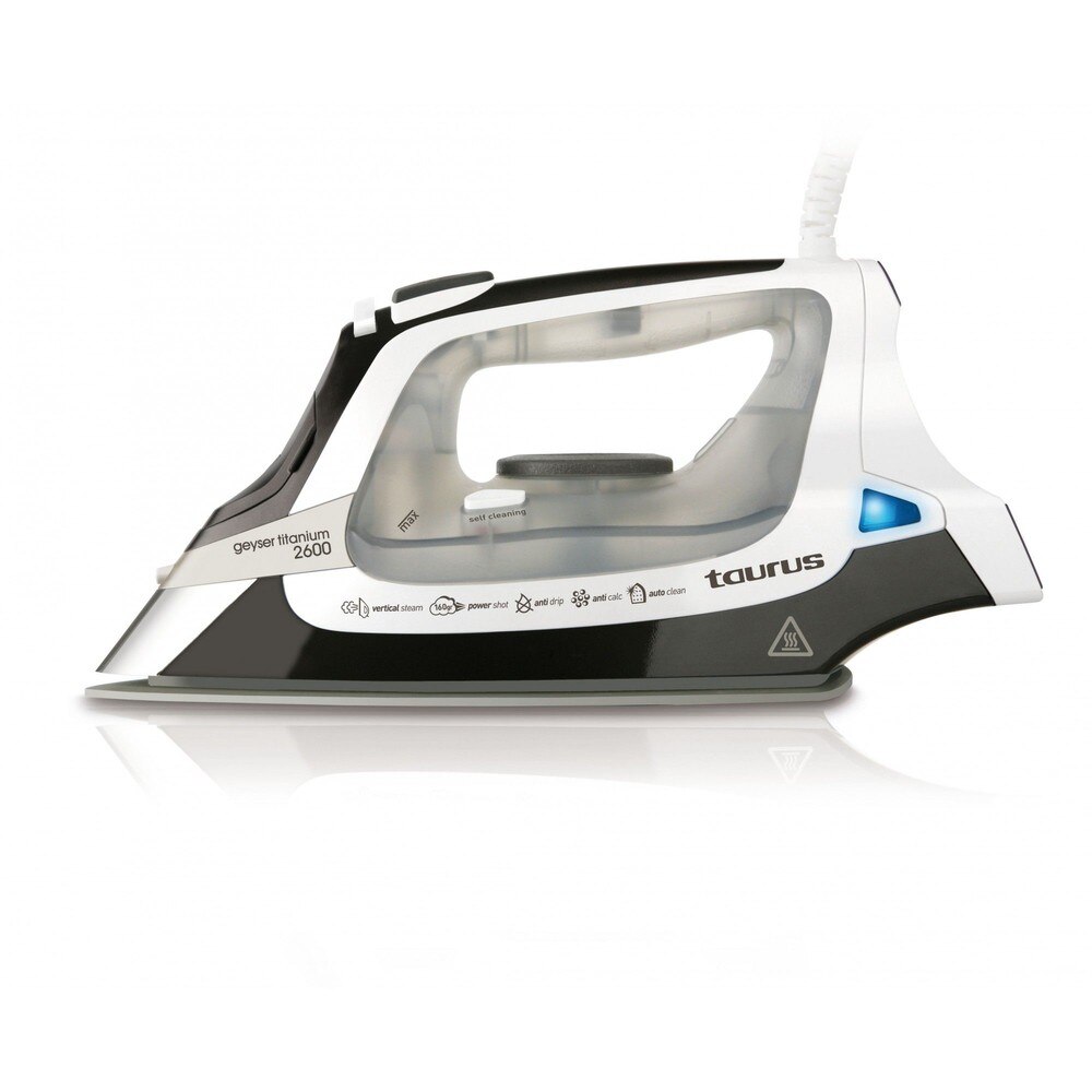 Fier de calcat Taurus Geyser Titanium 2600 2600W negru / alb