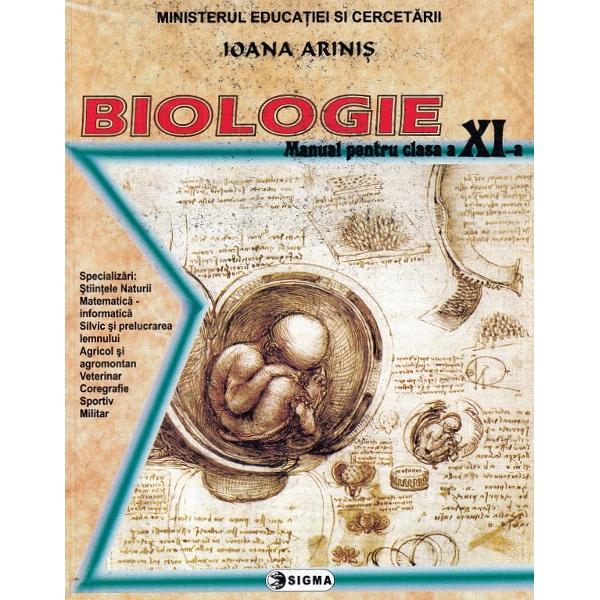 Biologie - Clasa 11 - Manual - Ioana Arinis