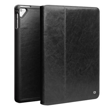 Husa pentru iPad Pro 10.2 (2020, 2019), iPad Pro 10.5, iPad Air 3 (2019), versiune compatibila, piele naturala, cu suport pencil, stand si suport mana, smart cover, Qialino Classic, Negru Husa pentru iPad Pro 10.2 (2020, 2019), iPad Pro 10.5, iPad Air 3 (2019), versiune compatibila, piele naturala, cu suport pencil, stand si suport mana, smart cover, Qialino Classic, Negru