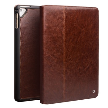 Husa pentru iPad Pro 10.2 (2020, 2019), iPad Pro 10.5, iPad Air 3 (2019), versiune compatibila, piele naturala, cu suport pencil, stand si suport mana, smart cover, Qialino Classic, Maro coffee Husa pentru iPad Pro 10.2 (2020, 2019), iPad Pro 10.5, iPad Air 3 (2019), versiune compatibila, piele naturala, cu suport pencil, stand si suport mana, smart cover, Qialino Classic, Maro coffee