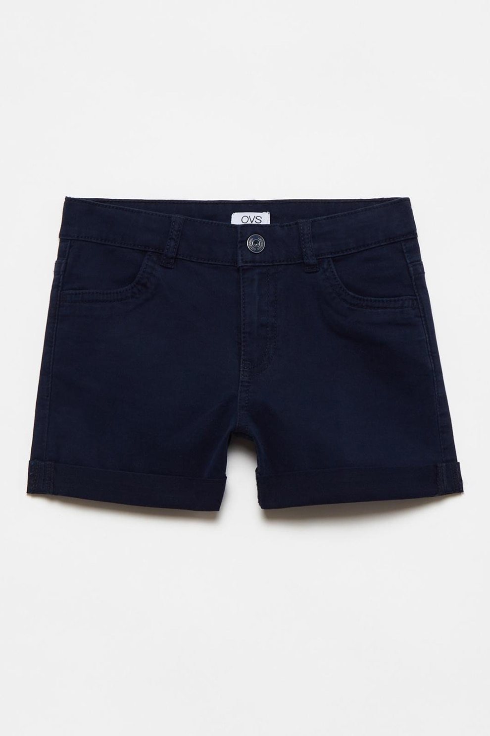 OVS, Pantaloni scurti regular fit, Bleumarin