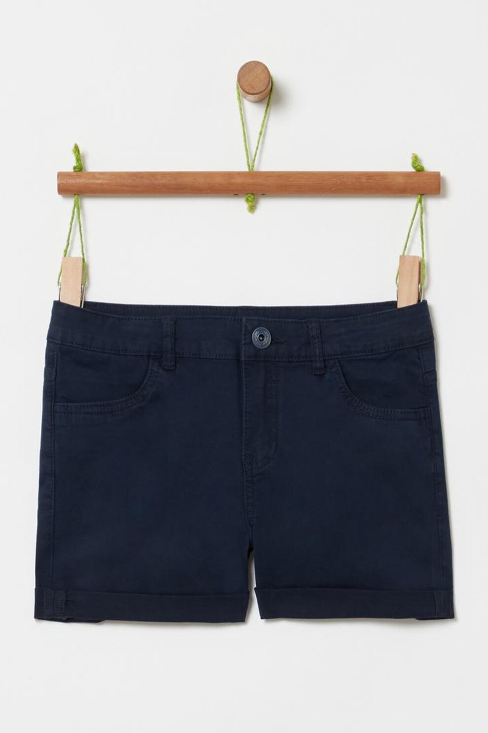 OVS, Pantaloni scurti regular fit, Bleumarin