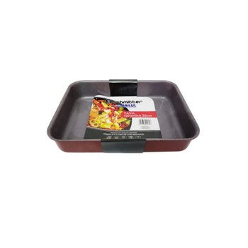 Tava aluminiu cu interior din ceramica , 35 x 26 x 7 cm Tava aluminiu cu interior din ceramica , 35 x 26 x 7 cm