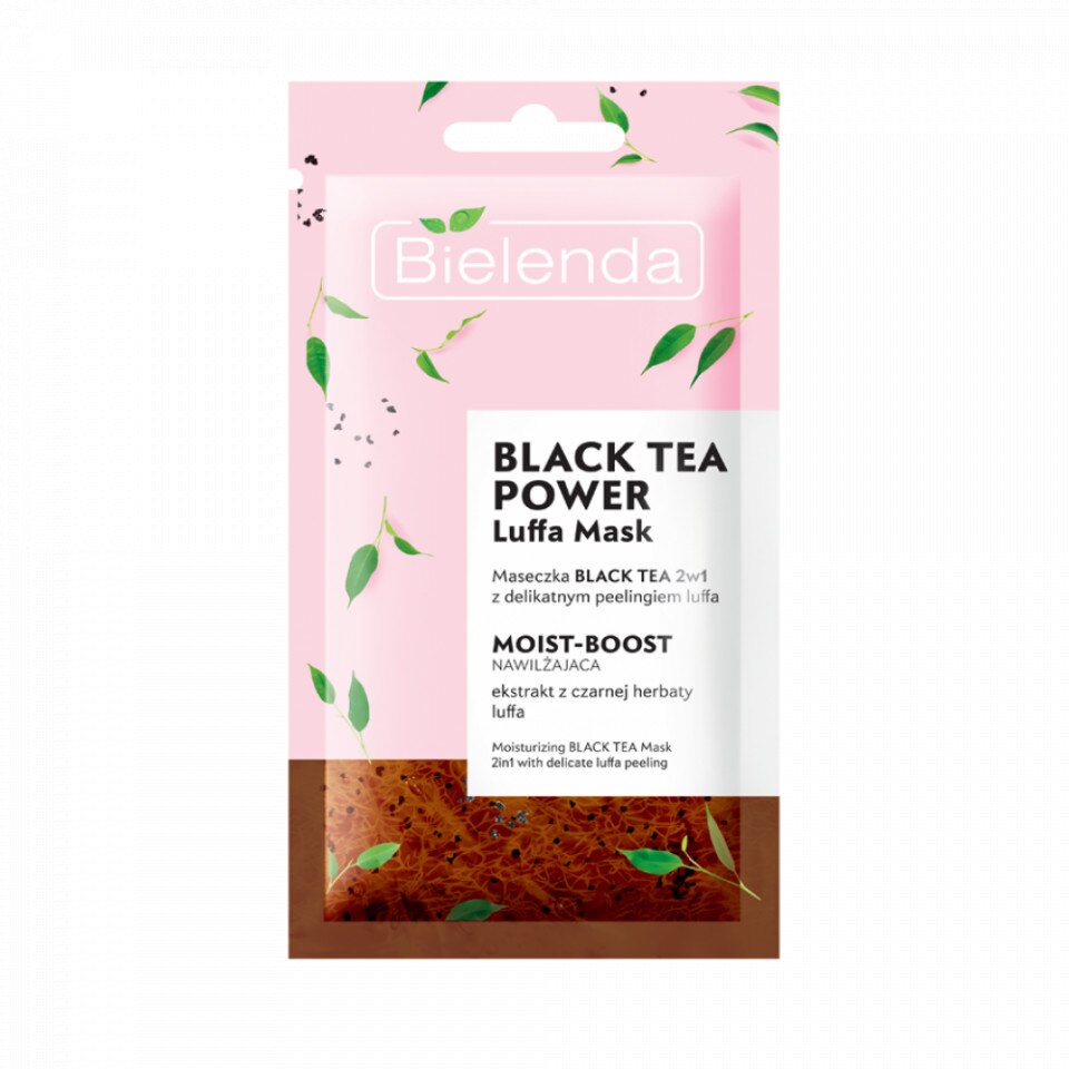 Masca de Fata Hidratanta cu Ceai Negru 2in1 Bielenda BLACK TEA POWER 8g