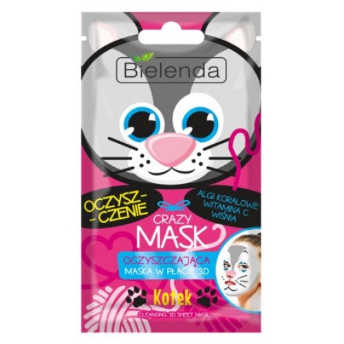 Masca pentru fata Bielenda Crazy M, 1 bucata