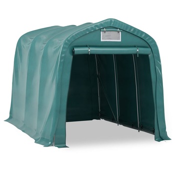 Pavilion cort de depozitare vidaXL, Tesatura, 240 x 360 cm, Verde Pavilion cort de depozitare vidaXL, Tesatura, 240 x 360 cm, Verde
