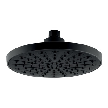 Cap De Dus, 1 Functie, Black, D.20Cm, Negru Mat Cap De Dus, 1 Functie, Black, D.20Cm, Negru Mat