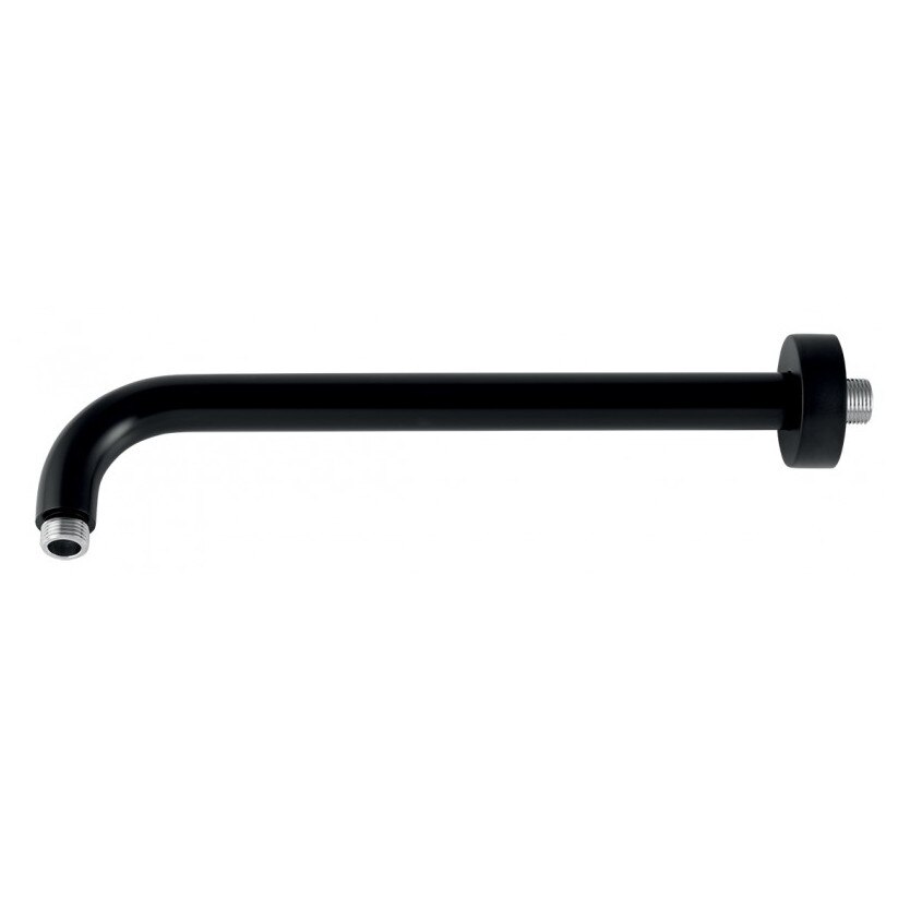 Brat Dus, Pe Perete, L.35Cm, Negru Mat