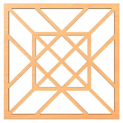 Panou decorativ de separare patrat 50 x 50 cm, PDP001A