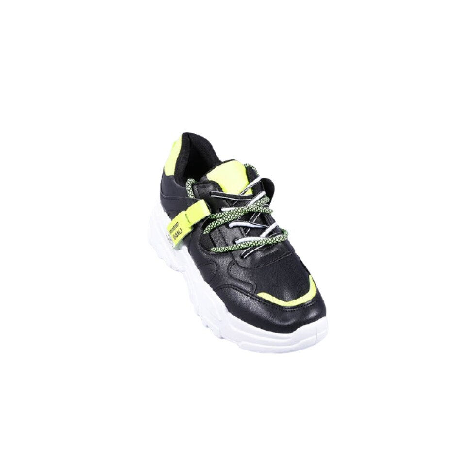 Pantofi sport dama Pemota, M-BO-247, Negru/Verde