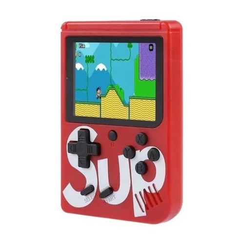 Consola SUP Game cu 400 jocuri, ecran de 3.0", cablu AV, Micro-USB, multiplayer jocurile copilariei, FOXMAG24®