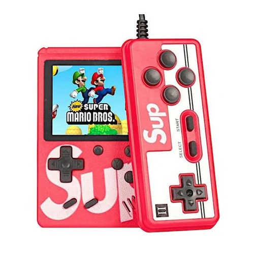 Consola SUP Game cu 400 jocuri, ecran de 3.0", cablu AV, Micro-USB, multiplayer jocurile copilariei, FOXMAG24®
