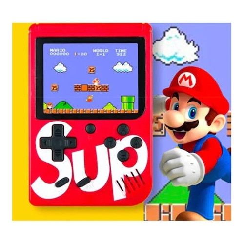 Consola SUP Game cu 400 jocuri, ecran de 3.0", cablu AV, Micro-USB, multiplayer jocurile copilariei, FOXMAG24®