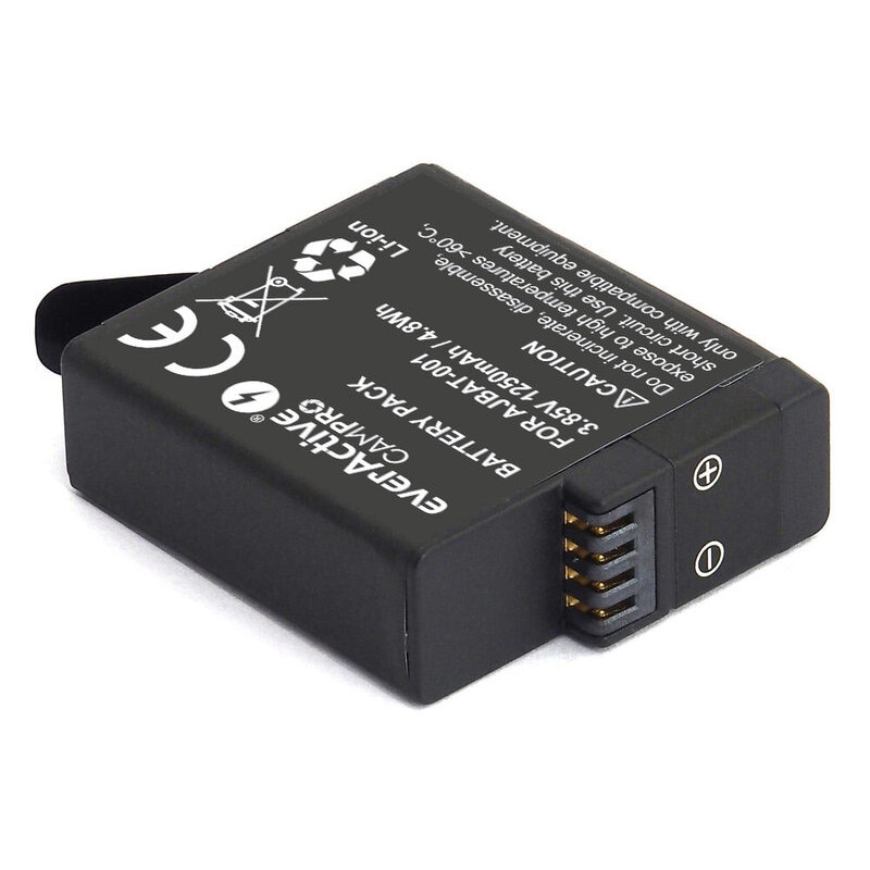 Acumulator camera EverActive, GoPro Hero 5/6/78 AjBAT-001/EVB026 Premium LI-ion 3.85V, 1250mAh Li-ion