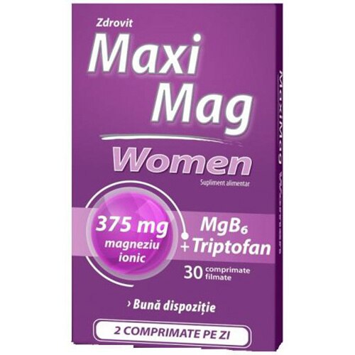 Supliment alimentar Maximag Women, Zdrovit, 30 comprimate