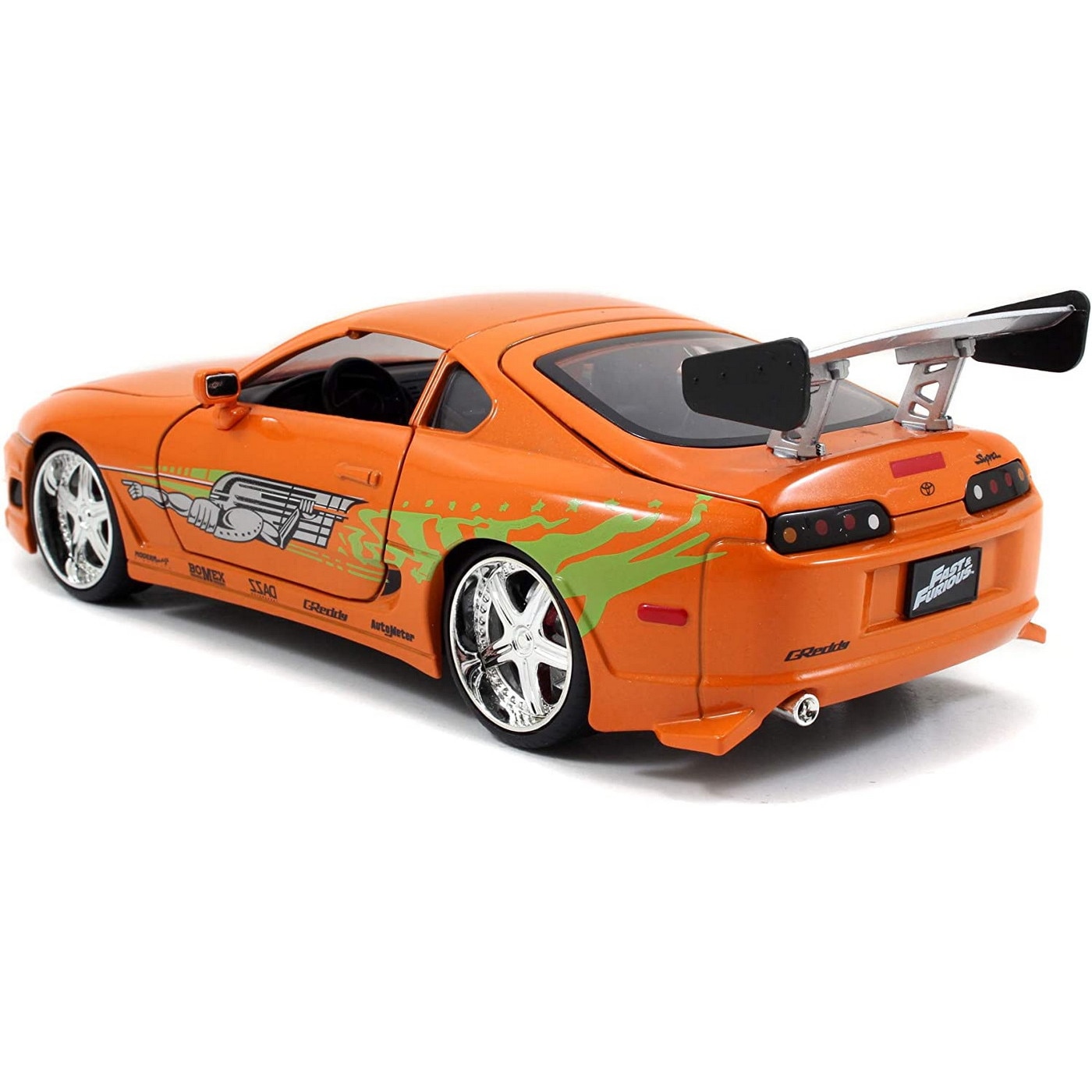 Количка за игра Toyota Supra, 1955, Бързи и яростни, 1:24, Simba, Метал ...