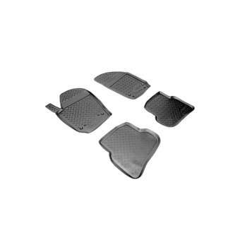 Set covorase auto cauciuc fit VOLKSWAGEN POLO (2009-2017), 4 bucati Set covorase auto cauciuc fit VOLKSWAGEN POLO (2009-2017), 4 bucati