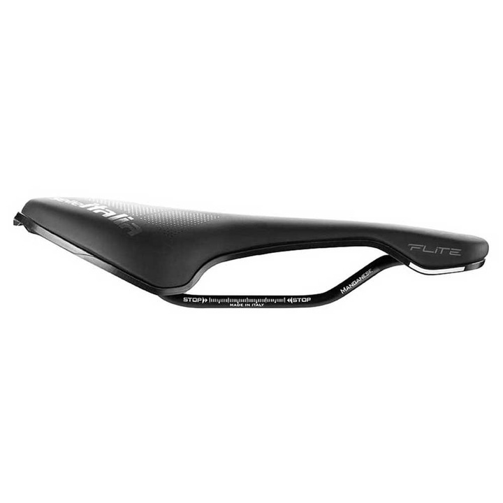 Седло за велосипед Flite Boost Tm, Selle Italia, 145 x 248 mm, черно/сиво