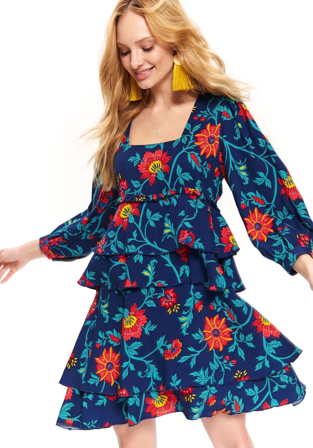 Rochie pentru femei, TOP SECRET, SSU2708, Albastru inchis