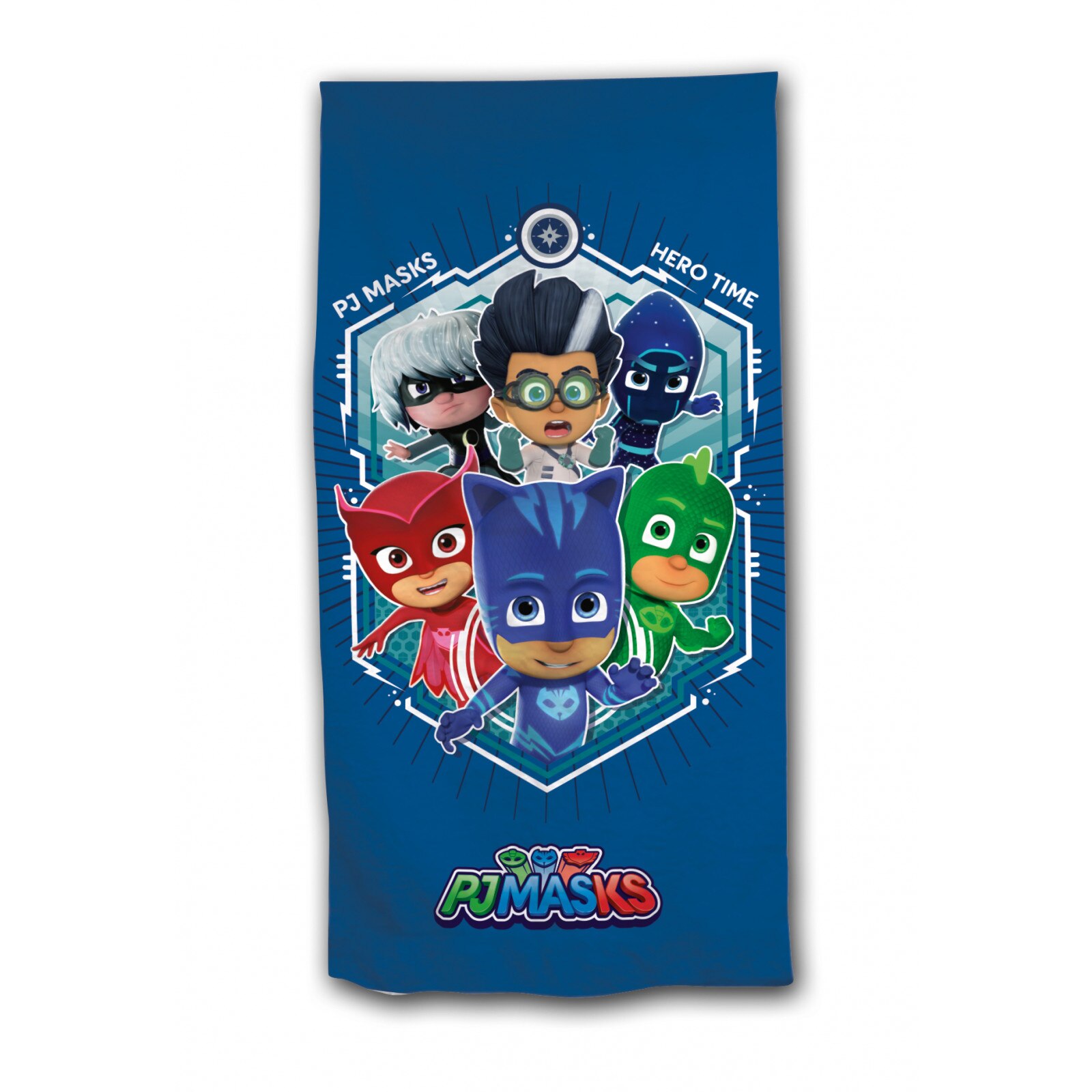 Prosop PJ Masks, Hero Time 70x140 cm Universala Albastru