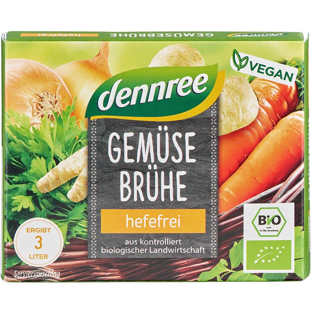 Cuburi de supa din legume, 60 g, Dennree, Bio, fara drojdie