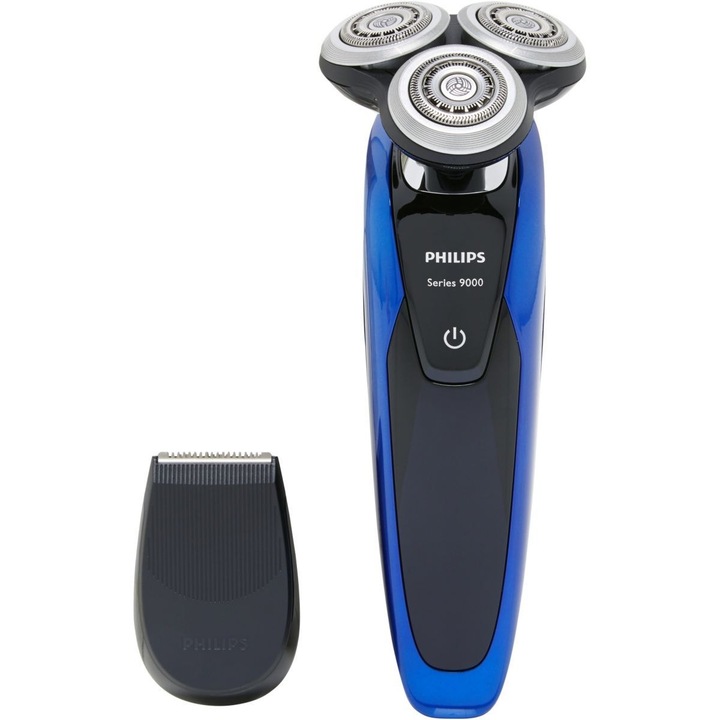 Aparat de ras electric Philips Shaver Series 9000 S9181/13, Wet&Dry, capete cu detectie in 8 directii, 50 minute autonomie, trusa calatorie