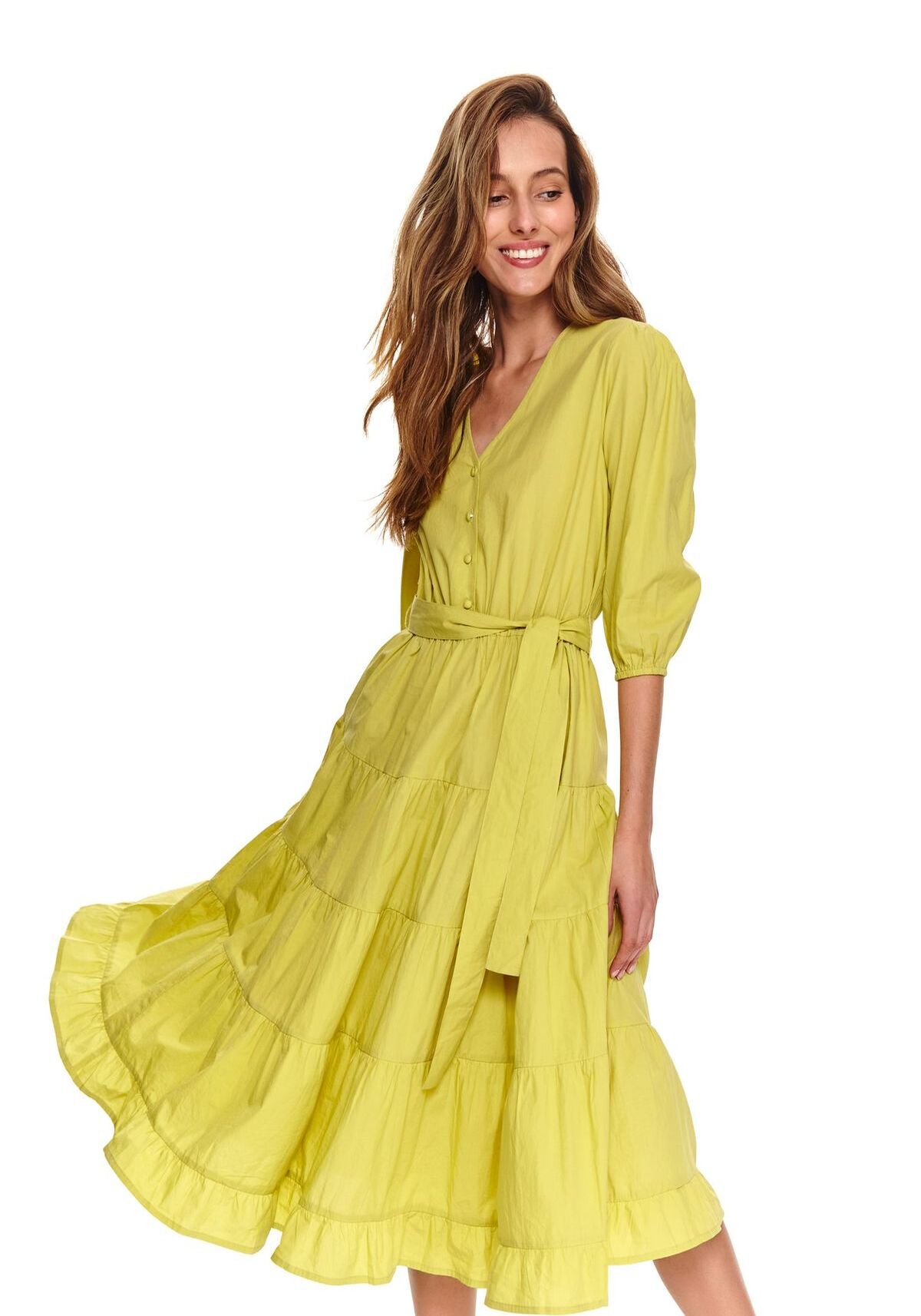 Rochie pentru femei, TOP SECRET, SSU3417, Galben