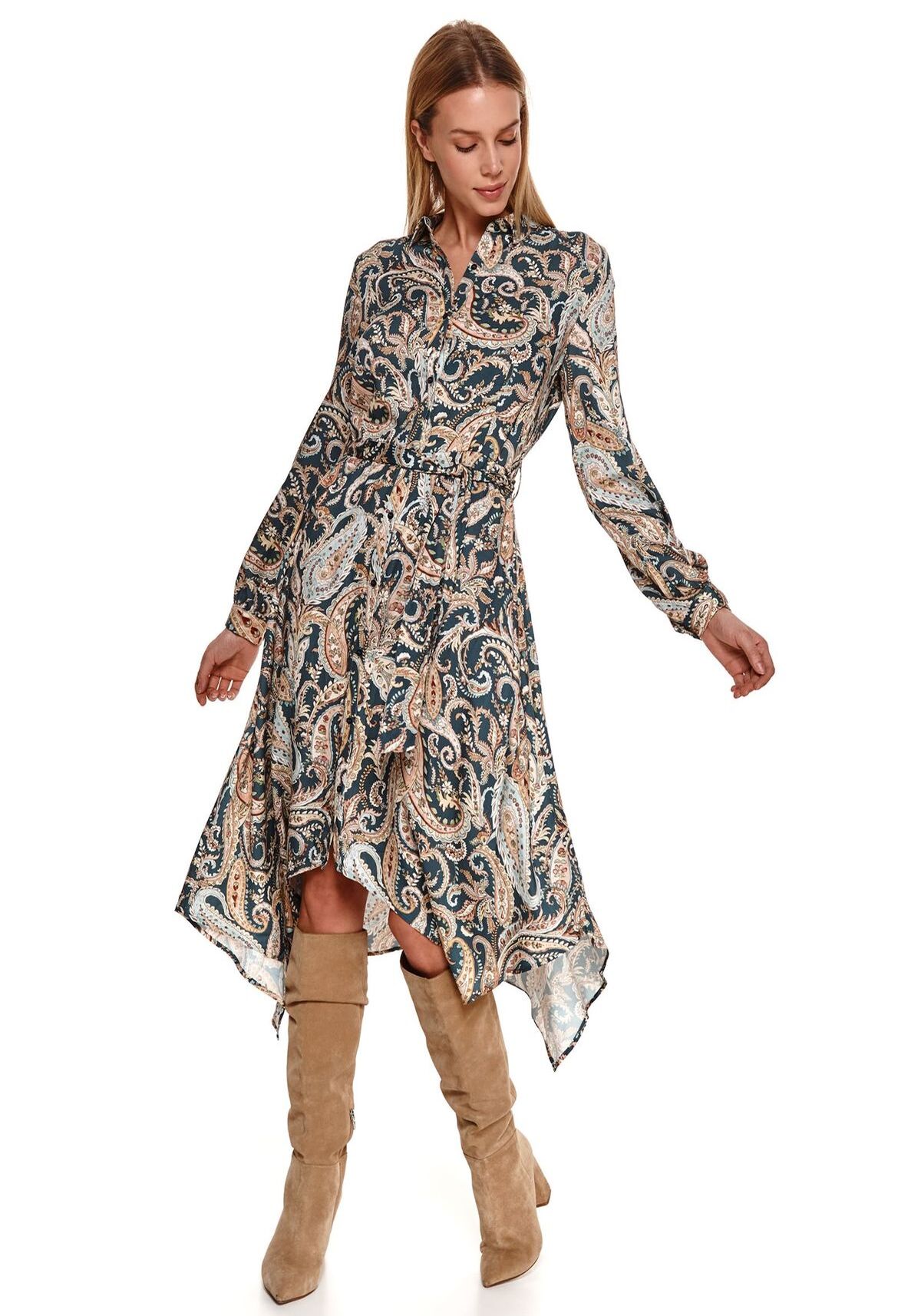 Rochie pentru femei, TOP SECRET, SSU3441, Albastru