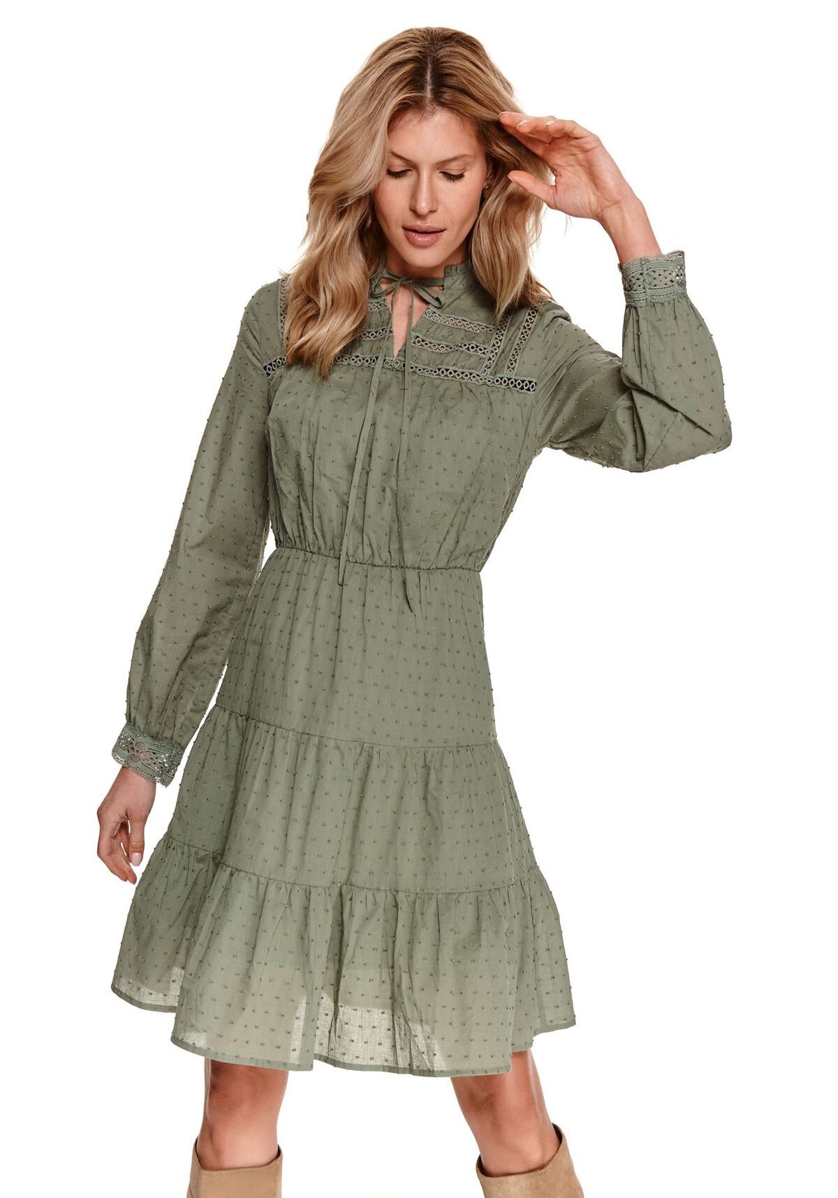 Rochie pentru femei, TOP SECRET, SSU3481, Verde