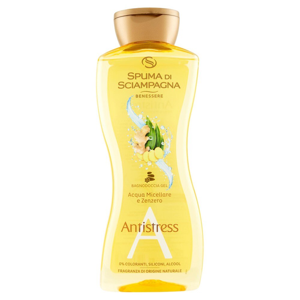 Gel de dus Spuma di Sciampagna Apa Micelara si Ginseng, 500 ml